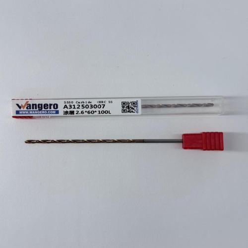 HYU55Tungsten steel coated straight shank drill bit2.6*60*100L