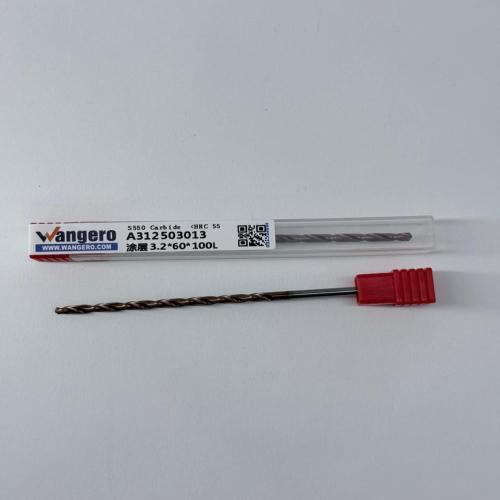 HYU55Tungsten steel coated straight shank drill bit3.2*60*100L