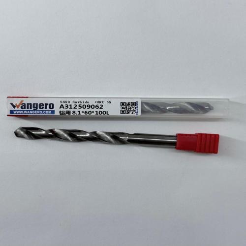 HYU55 tungsten steel coated Straight shank drill bits for aluminum8.1*60*100L