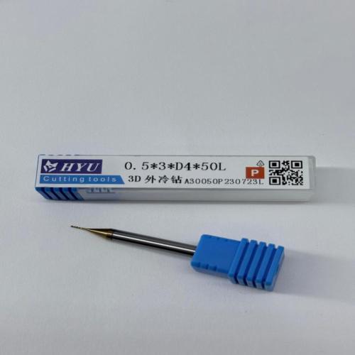 HYUTungsten steel coated drill bits0.5*3*D4*50L
