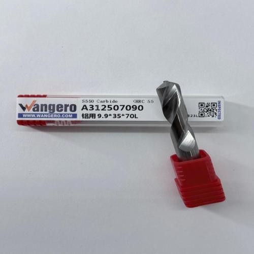 HYU55 tungsten steel coated Straight shank drill bits for aluminum9.9*35*70L