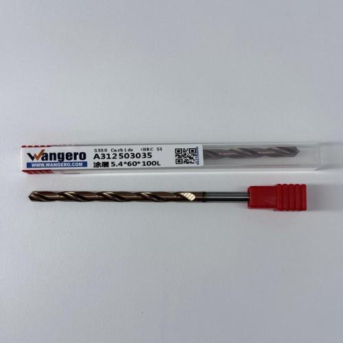 HYU55Tungsten steel coated straight shank drill bit5.4*60*100L