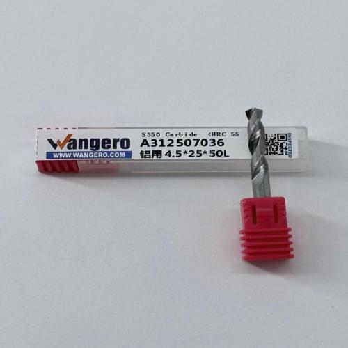 HYU55 tungsten steel coated Straight shank drill bits for aluminum4.5*25*50L