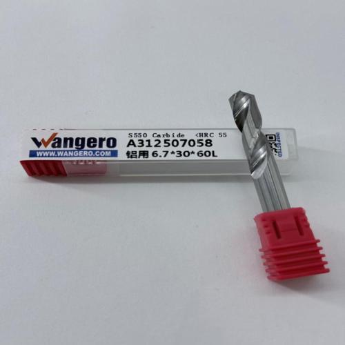 HYU55 tungsten steel coated Straight shank drill bits for aluminum6.7*30*60L