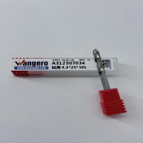 HYU55 tungsten steel coated Straight shank drill bits for aluminum4.3*25*50L