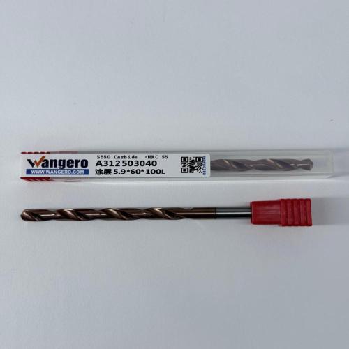 HYU55Tungsten steel coated straight shank drill bit5.9*60*100L