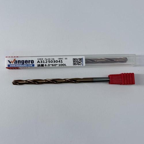 HYU55Tungsten steel coated straight shank drill bit6.0*60*100L