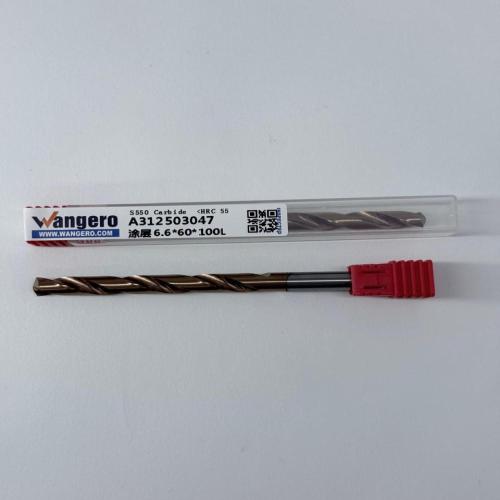 HYU55Tungsten steel coated straight shank drill bit6.6*60*100L