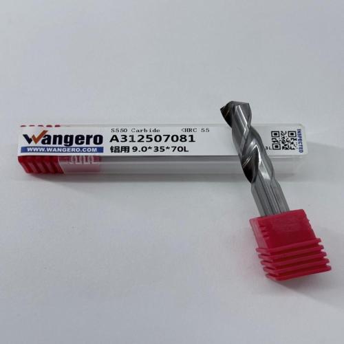 HYU55 tungsten steel coated Straight shank drill bits for aluminum9.0*35*70L