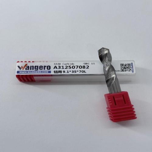 HYU55 tungsten steel coated Straight shank drill bits for aluminum9.1*35*70L