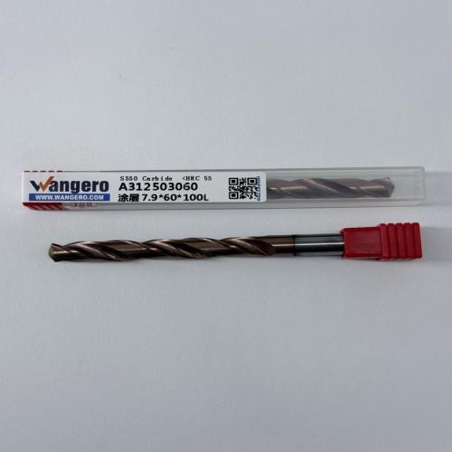 HYU55Tungsten steel coated straight shank drill bit7.9*60*100L