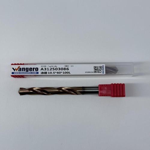 HYU55Tungsten steel coated straight shank drill bit10.5*60*100L