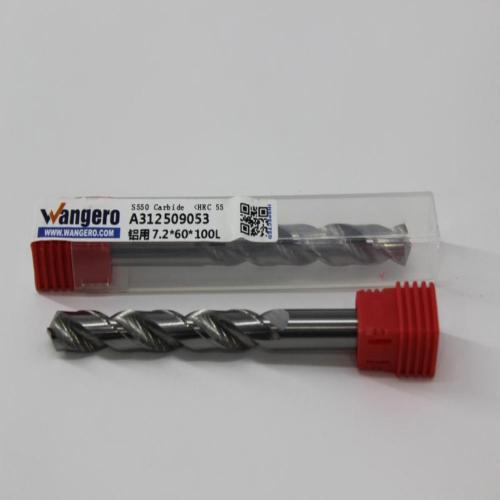 HYU55 tungsten steel coated Straight shank drill bits for aluminum7.2*60*100L
