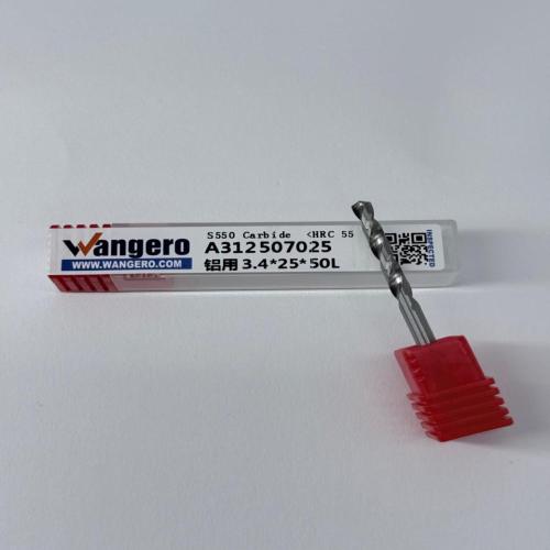 HYU55 tungsten steel coated Straight shank drill bits for aluminum3.4*25*50L