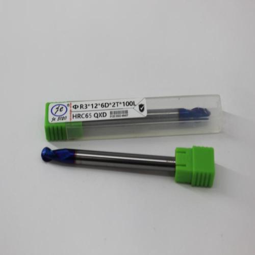 65-degree Extended Type Ball Head Cutter 3R-6D-100L