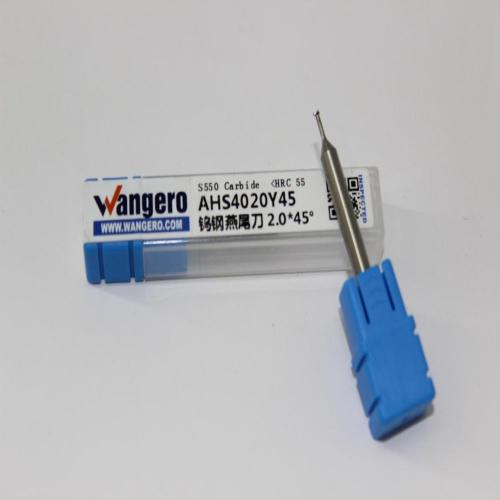 HYU55 Dovetail cutter for tungsten steel and aluminum  2.0*45*d1.0*3L*D4*50L-4F