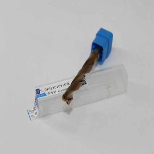 HYUTungsten steel internal cooling coating drill bits9.0*61*D10*103L
