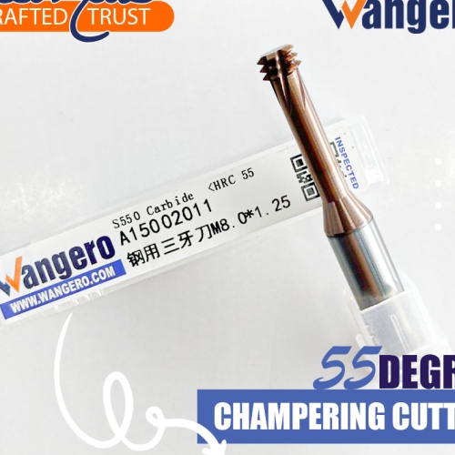 ALLOY MILLING CUTTER THREE TEETH STEEL USEM8.0*1.25