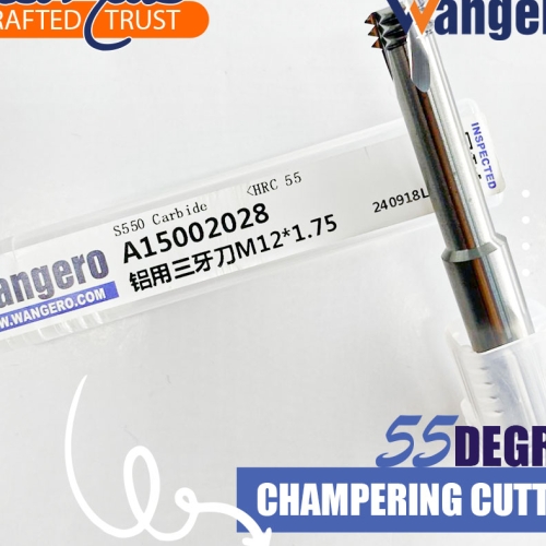 ALLOY MILLING CUTTER THREE TEETH ALUMINIUM USEM12*1.75