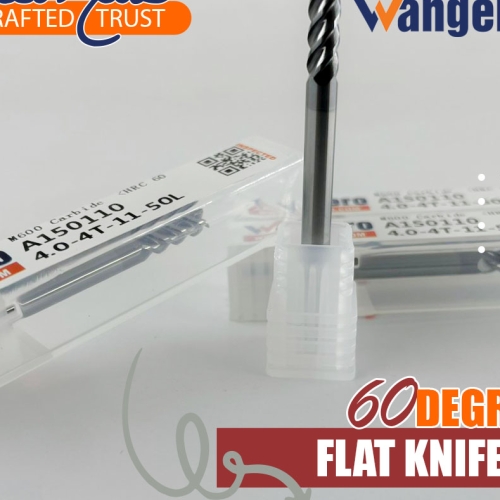 TFC60 DEGREE FLAT KNIFE 4.0-4T-12-50L