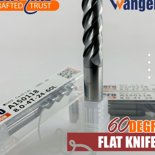 TFC60 DEGREE FLAT KNIFE 8.0-4T-24-60L