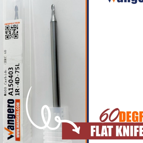 TFC60 DEGREE EXTRA LENGTH BALL KNIFE 1R-4D-75L