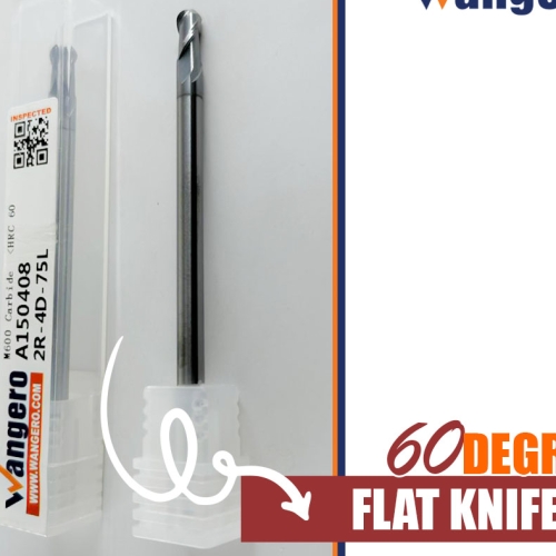TFC60 DEGREE EXTRA LENGTH BALL KNIFE 2R-4D-75L