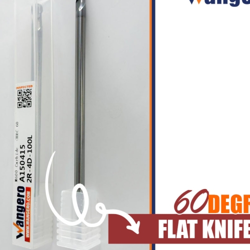 TFC60 DEGREE EXTRA LENGTH BALL KNIFE 2R-4D-100L