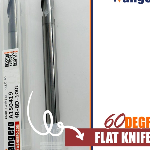 TFC60 DEGREE EXTRA LENGTH BALL KNIFE 4R-8D-100L