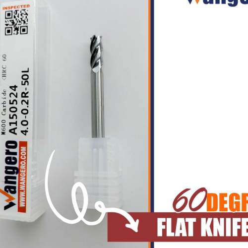 TFC60 DEGREE ROUND NOSE KNIFE 4.0-0.2R-50L