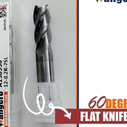 TFC60 DEGREE ROUND NOSE KNIFE 12-0.2R-75L