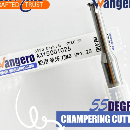 ALLOY MILLING CUTTER ONE TEETH ALUMINIUM USEM8.0*1.25