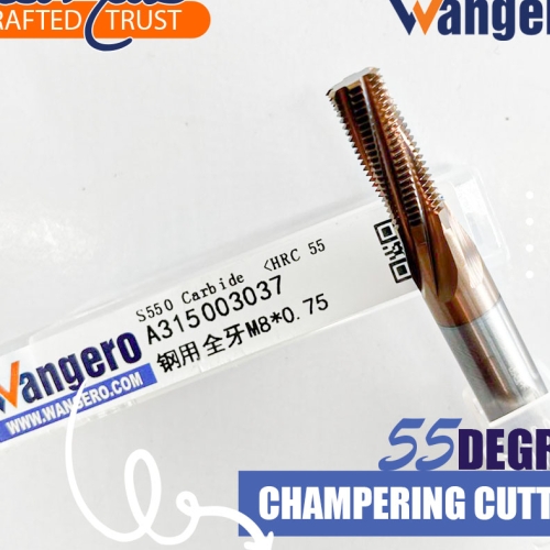 ALLOY MILLING CUTTER FULL TEETH STEEL USE SMALL TEETH M8*0.75