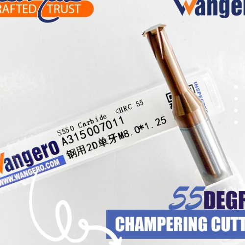 ALLOY MILLING CUTTER ONE TEETH STEEL USEM8.0*1.25 DOUBLE DIAMETER