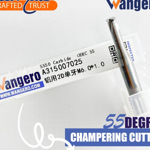 ALLOY MILLING CUTTER ONE TEETH ALUMINIUM USEM6.0*1.0 DOUBLE DIAMETER