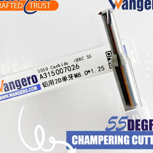 ALLOY MILLING CUTTER ONE TEETH ALUMINIUM USEM8.0*1.25 DOUBLE DIAMETER