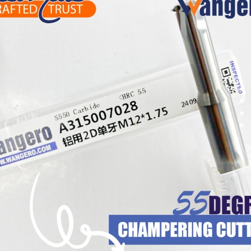 ALLOY MILLING CUTTER ONE TEETH ALUMINIUM USEM12*1.75 DOUBLE DIAMETER