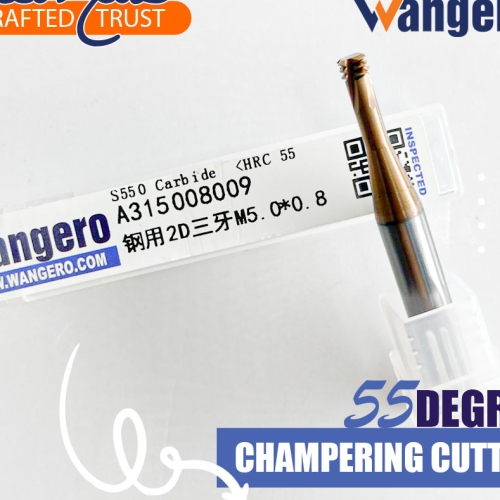 ALLOY MILLING CUTTER THREE TEETH STEEL USEM5.0*0.8 DOUBLE DIAMETER