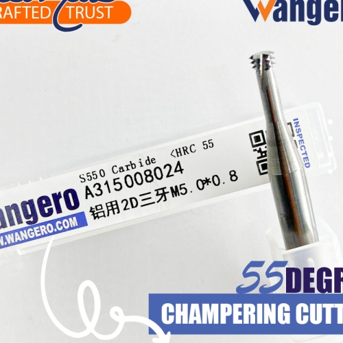 ALLOY MILLING CUTTER THREE TEETH ALUMINIUM USEM5.0*0.8 DOUBLE DIAMETER