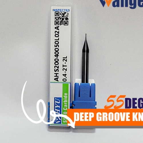 HYU55 degrees deep groove knife 0.4-2T-2L