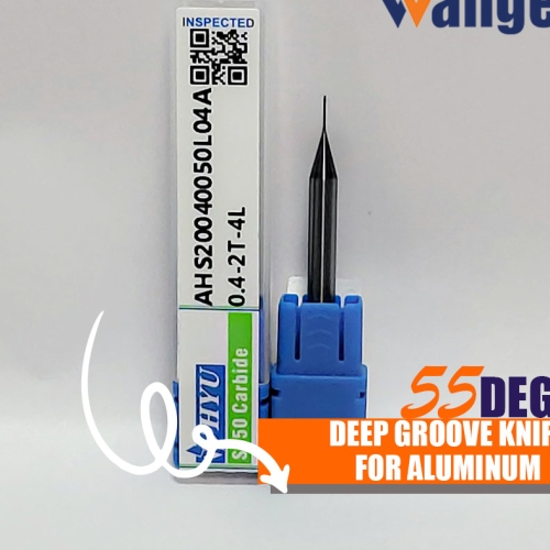 HYU55 degrees deep groove knife 0.4-2T-4L