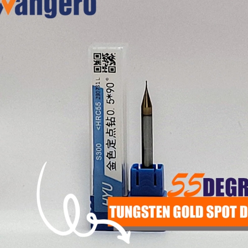 HYU55 DegreeTungsten gold color spot drill0.5*90- coating