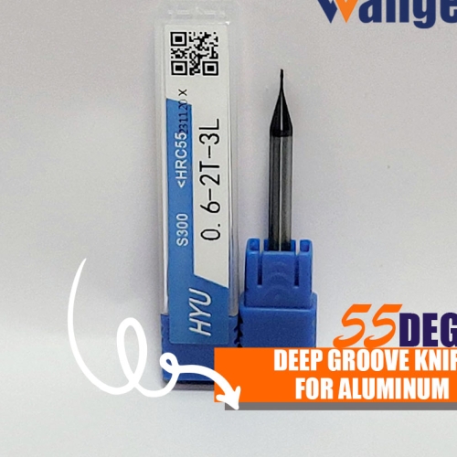 HYU55 degrees deep groove knife 0.6-2T-3L