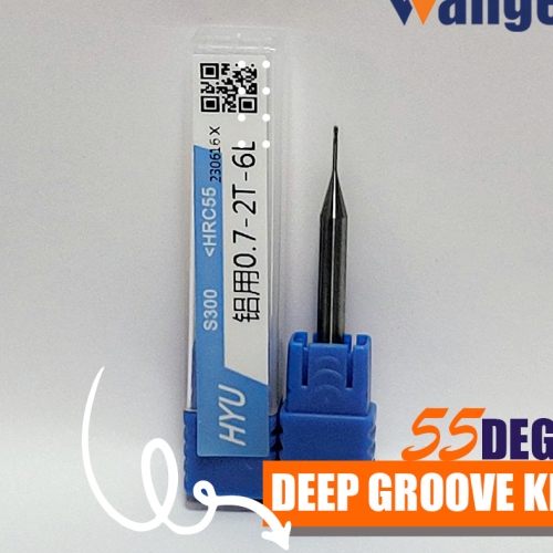 HYU55degrees For aluminum deep groove knife0.7-2T-6L