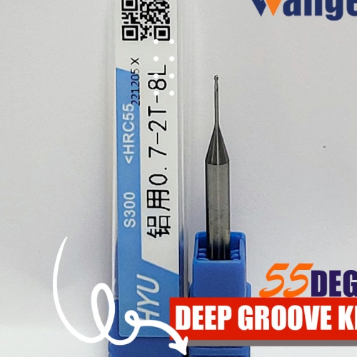 HYU55degrees For aluminum deep groove knife0.7-2T-8L