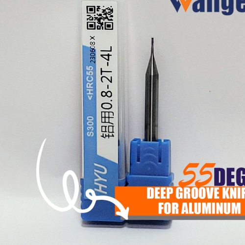 HYU55degrees For aluminum deep groove knife0.8-2T-4L