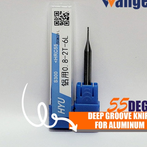 HYU55degrees For aluminum deep groove knife0.8-2T-6L