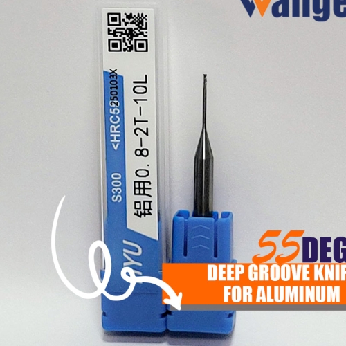 HYU55degrees For aluminum deep groove knife0.8-2T-10L