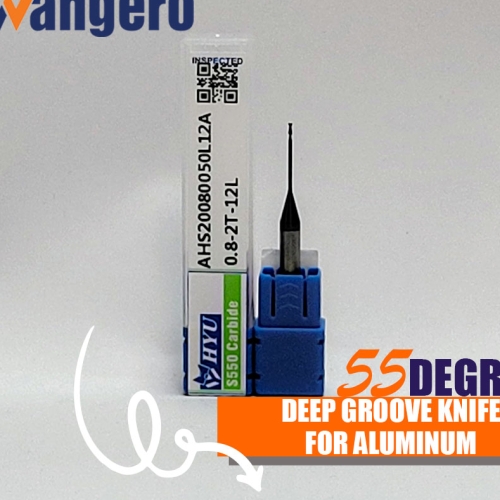 HYU55 degrees deep groove knife 0.8-2T-12L
