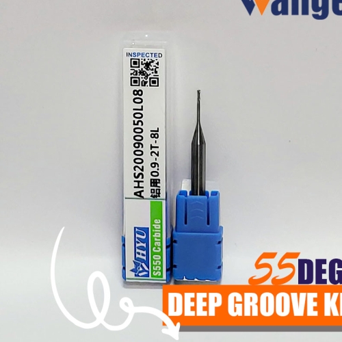 HYU55degrees For aluminum deep groove knife0.9-2T-8L